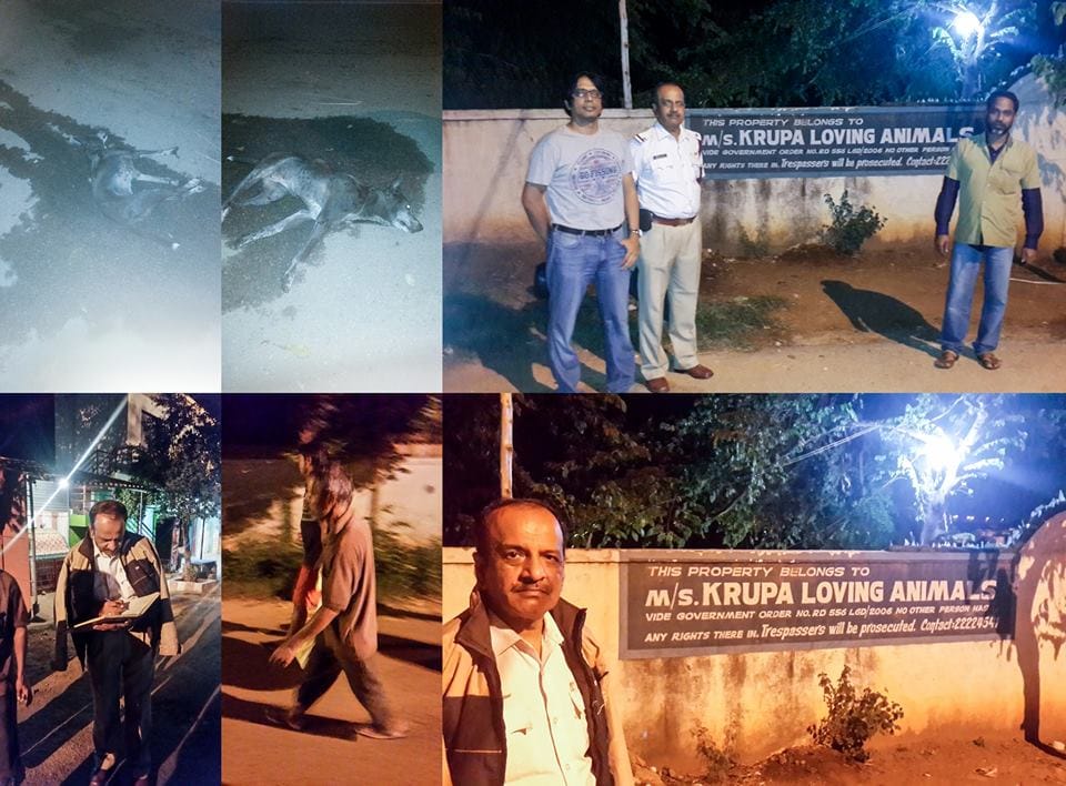 Bangalore traffic police helping