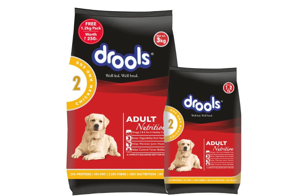 drools dog food review