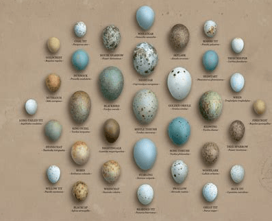 owl eggs identification